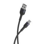 Forever Flexible cable USB - USB-C 1,0 m 3A black - Image 5