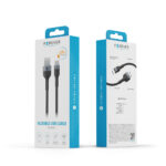 Forever Flexible cable USB - USB-C 1,0 m 3A black - Image 6