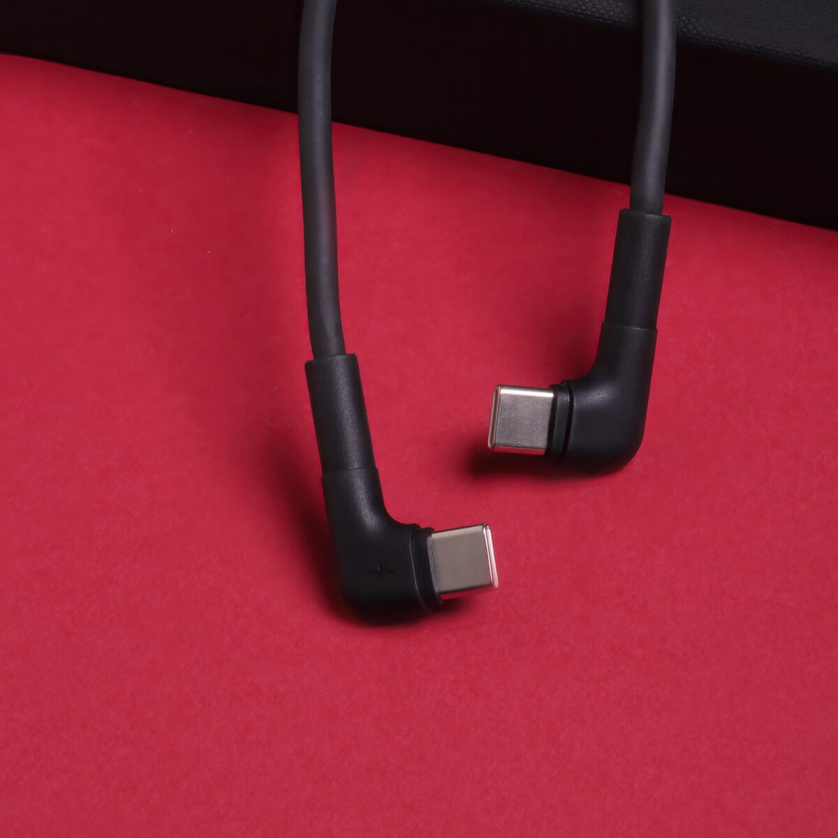 Maxlife MXUC-09 angle cable USB-C - USB-C 1,0 m 60W black - Image 6