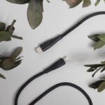 Maxlife MXUC-08 cable USB-C - Lightning 1,0 m 27W black nylon - Image 4