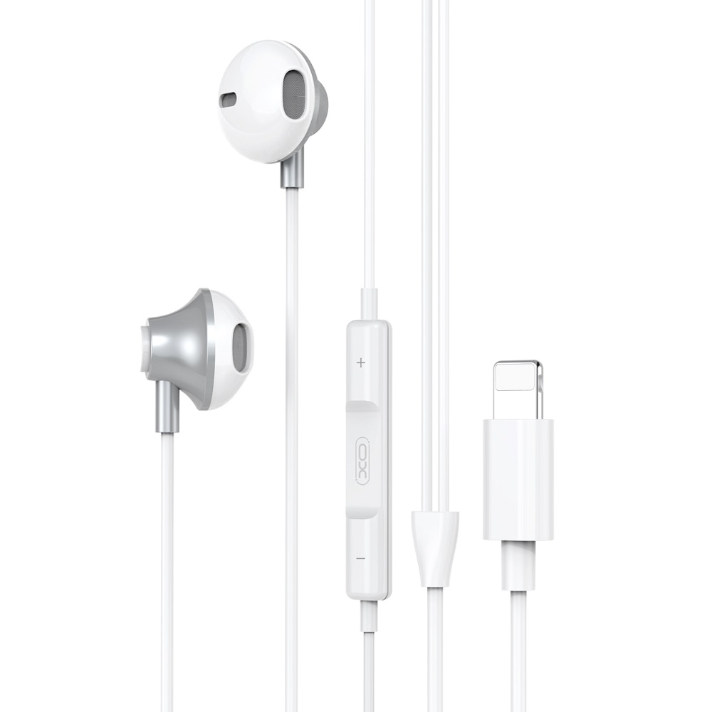 339258_oryg XO wired earphones EP71 Lightning white - Image 1