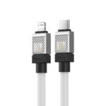 Baseus cable CoolPlay USB-C - Lightning 1m 20W white - Image 4