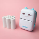 Maxlife Bluetooth thermal printer MXTP-100 blue - Image 7