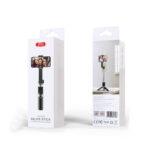 XO selfie stick Bluetooth tripod SS10 black 80cm - Image 5