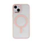 Satin Clear Mag case for iPhone 14 6,1" pink - Image 4