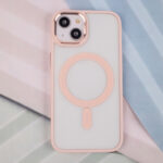 Satin Clear Mag case for iPhone 14 6,1" pink - Image 6