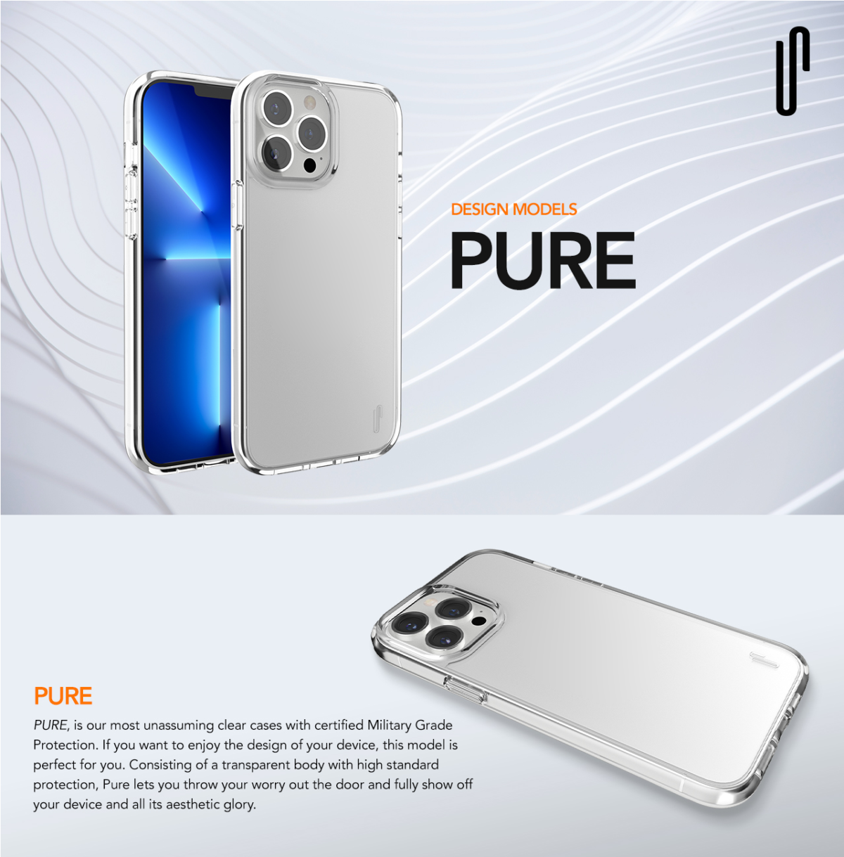 Ugly Rubber Pure case for iPhone 12 / 12 Pro 6,1 clear - Image 7