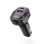 XO transmitter FM BCC12 Bluetooth MP3 car charger 3,1A black - Image 3