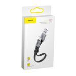 Baseus cable Nimble USB - USB-C 23cm 5A gray-black 40W - Image 4