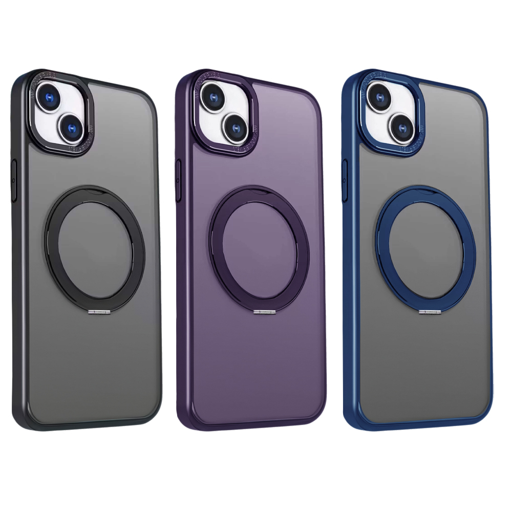 367462_oryg-2 Mag Ring Rotating case for iPhone 15 Pro Max 6,7" navy blue - Image 4