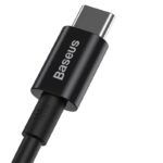 USB kabelis Baseus Superior Type-C 100W 1.0m juodas CATYS-B01 - Image 3