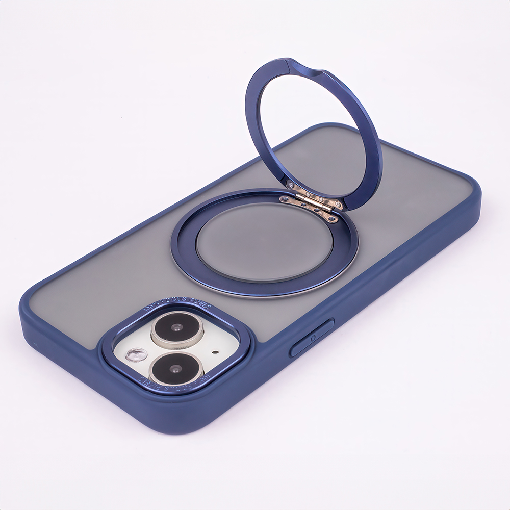 369314_oryg-1 Mag Ring Rotating case for iPhone 14 6,1" navy blue - Image 7