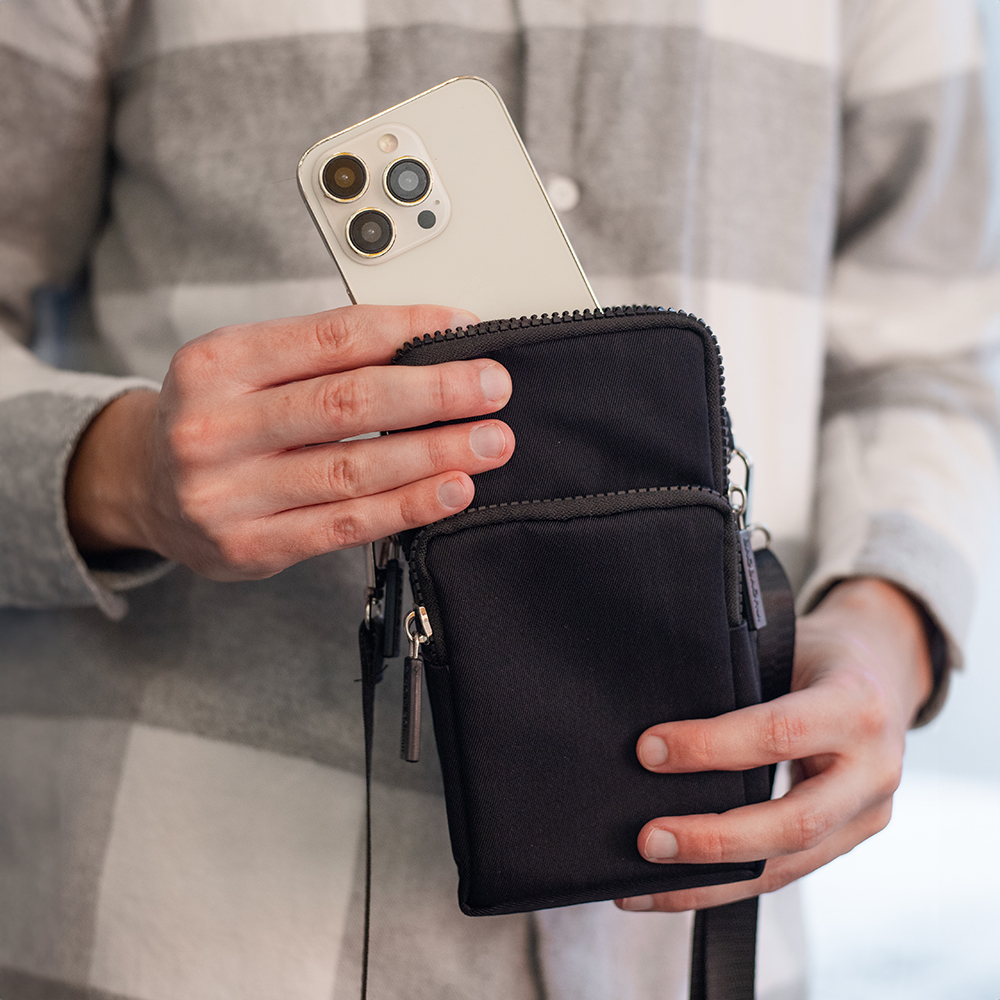 371268_oryg Casual phone bag black - Image 16