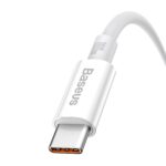 Baseus cabel Superior USB - USB-C 0,25m moon white 100W - Image 5