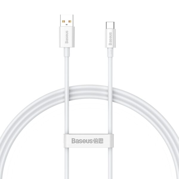 Baseus cabel Superior USB - USB-C 1,0m moon white 100W P10320102214-01