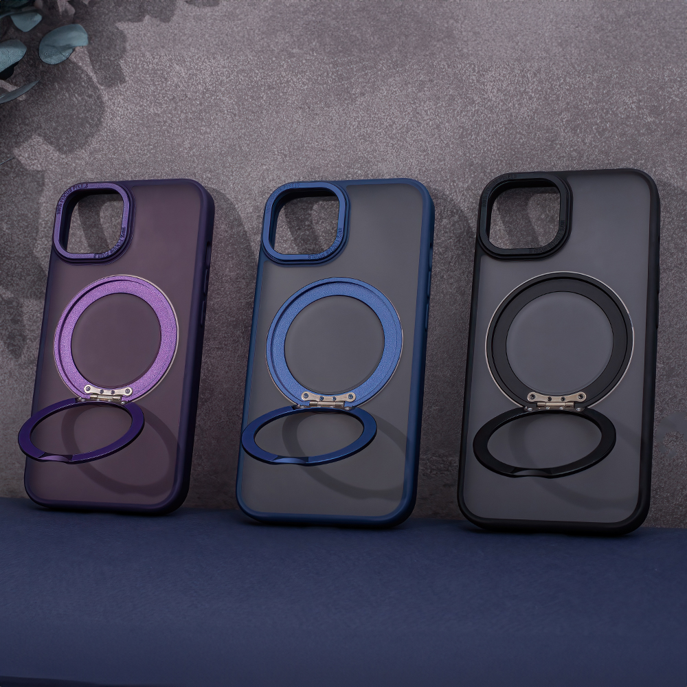 374444_oryg-1 Mag Ring Rotating case for iPhone 14 6,1" navy blue - Image 13