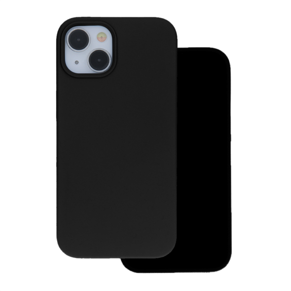 Solid Silicon case for iPhone 16 Plus 6,7 black