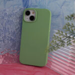 Solid Silicon case for iPhone 13 6,1 light green - Image 9