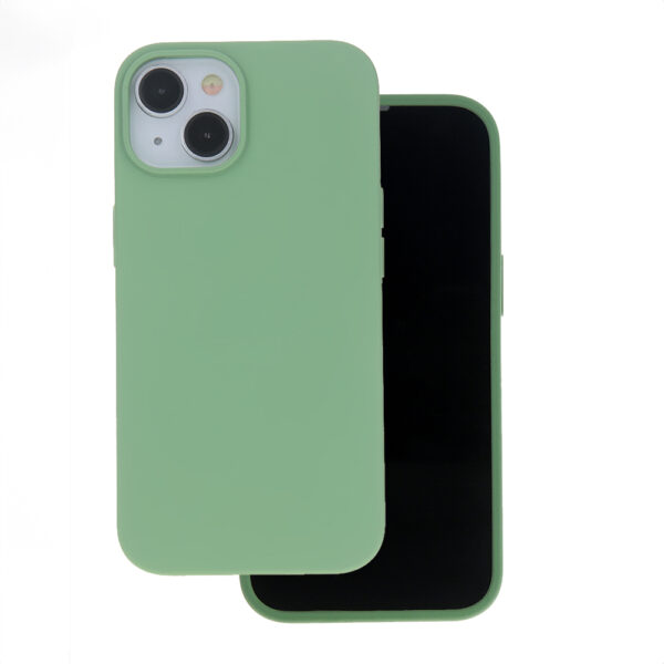 Solid Silicon case for iPhone 16 Pro 6,3 light green