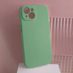 Solid Silicon case for Samsung Galaxy S23 light green - Image 9