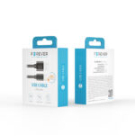 Forever cable USB - USB-C 1,0 m 3A black - Image 3