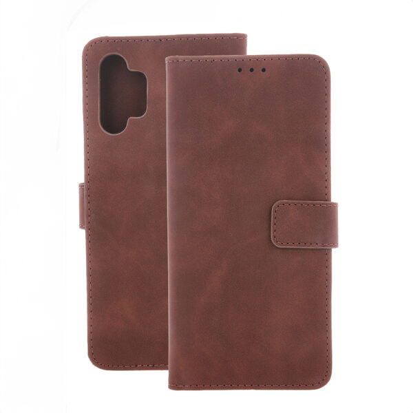 Smart Velvet case for Samsung Galaxy A36 5G brown