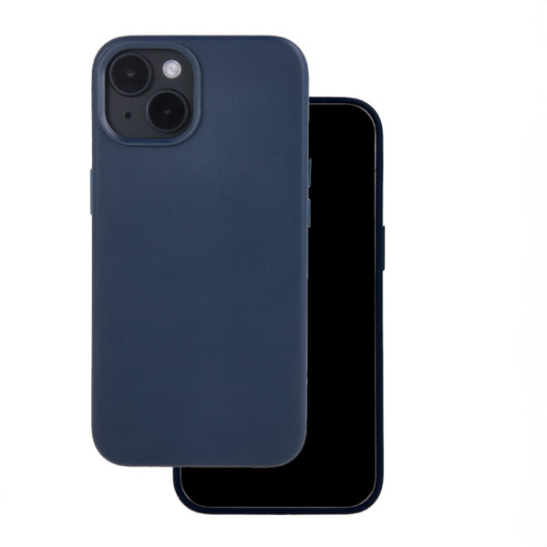 Mag Leather case for iPhone 16 Pro 6,3 dark blue