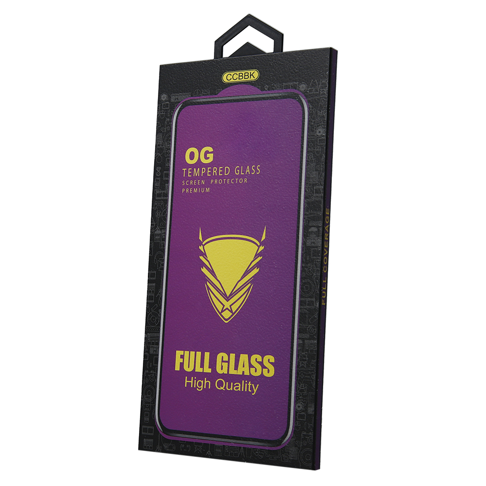 385728_oryg-45 Tempered Glass OG Premium for Xiaomi 14T / 14T Pro black frame - Image 1