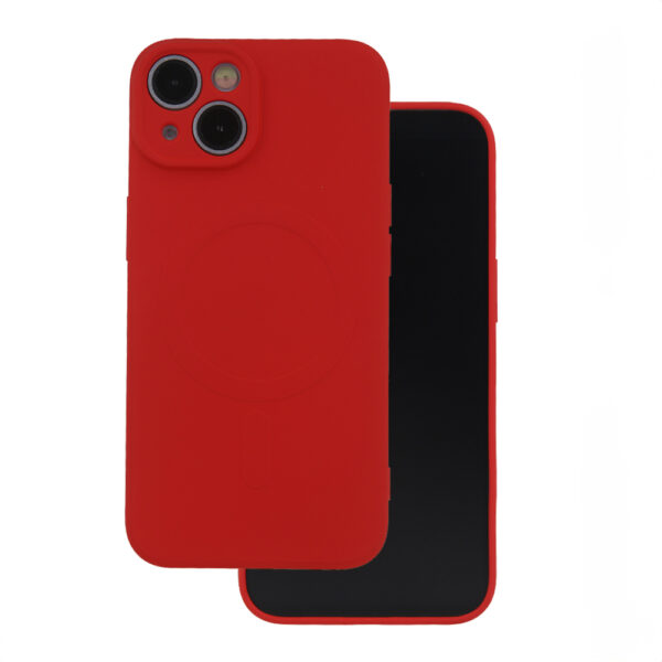 Simple Color Mag case for Samsung Galaxy S25 Ultra red