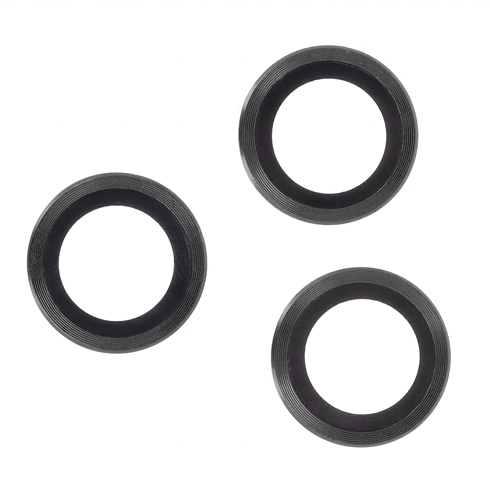 387559_oryg Set of lens glasses for Samsung Galaxy A15 4G / A15 5G black frame (3 pcs) - Image 3