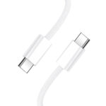 BWOO Cable USB-C - USB-C 1m 60W for iPhone 15 BO-X284 white - Image 4