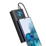 Baseus LiPo Powerbank 30000mAh 65W su PD3.0 QC3.0 4xUSB +  USB C Amblight juodas - Image 4
