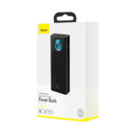 Baseus LiPo Powerbank 30000mAh 65W su PD3.0 QC3.0 4xUSB +  USB C Amblight juodas - Image 9