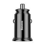 Automobilinis įkroviklis 30W 12-24V USB + USB-C juodas CCALL-YS01 - Image 3