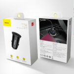 Automobilinis įkroviklis 30W 12-24V USB + USB-C juodas CCALL-YS01 - Image 8