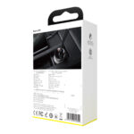 (1438) Automobilinis įkroviklis 24W 12-24V 2xUSB 4.8A su LED indikacija, pilkas - Image 4