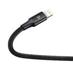 (1421) Kabelis USB C kištukas ir 3 kištukai (USB C (iki 15W), micro USB (iki 10W), lightning (iki 20W)) 1.5m juodas Rapid BASEUS - Image 5