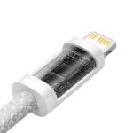 (1409) Kabelis USB C kištukas - IP Lightning kištukas 1.0m su baltu pintu šarvu 20W Dynamic BASEUS - Image 6