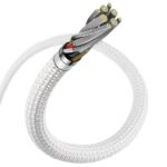 (1409) Kabelis USB C kištukas - IP Lightning kištukas 1.0m su baltu pintu šarvu 20W Dynamic BASEUS - Image 7