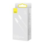 (1409) Kabelis USB C kištukas - IP Lightning kištukas 1.0m su baltu pintu šarvu 20W Dynamic BASEUS - Image 8