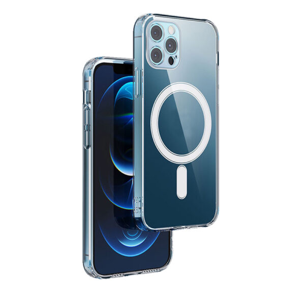Anti Shock 1,5 mm Mag case for iPhone 16 Pro Max 6,9 transparent camera protection