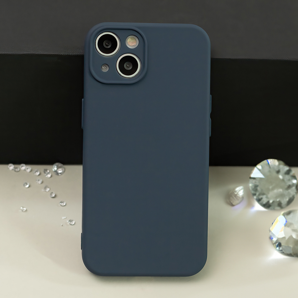 403145_oryg-7 Silicon case for iPhone 15 Pro Max 6,7 dark blue - Image 8
