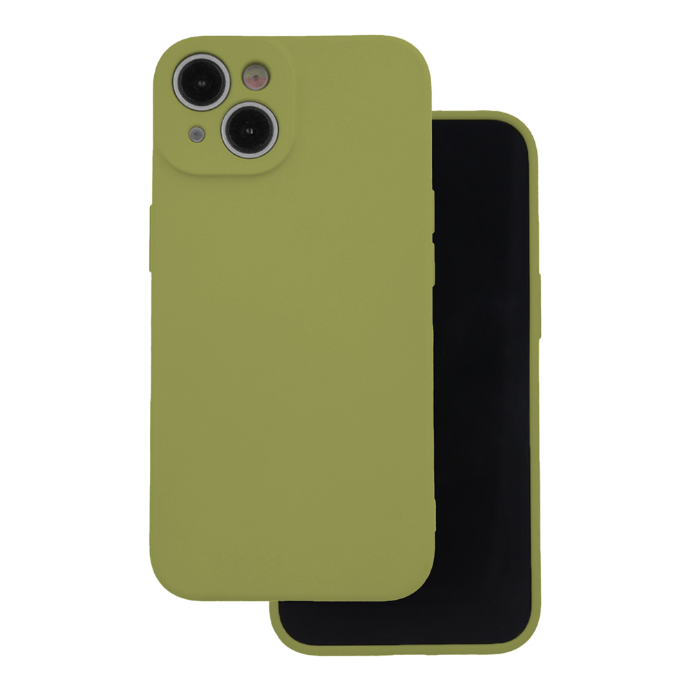 405572_oryg Silicon case for iPhone 12 / 12 Pro 6,1 olive - Image 1