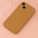 Silicon case for iPhone 16 6,1" caramel - Image 10