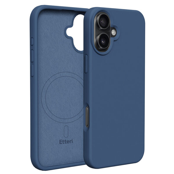 Etteri Silicone Mag case for iPhone 16 Plus 6,7 dark blue