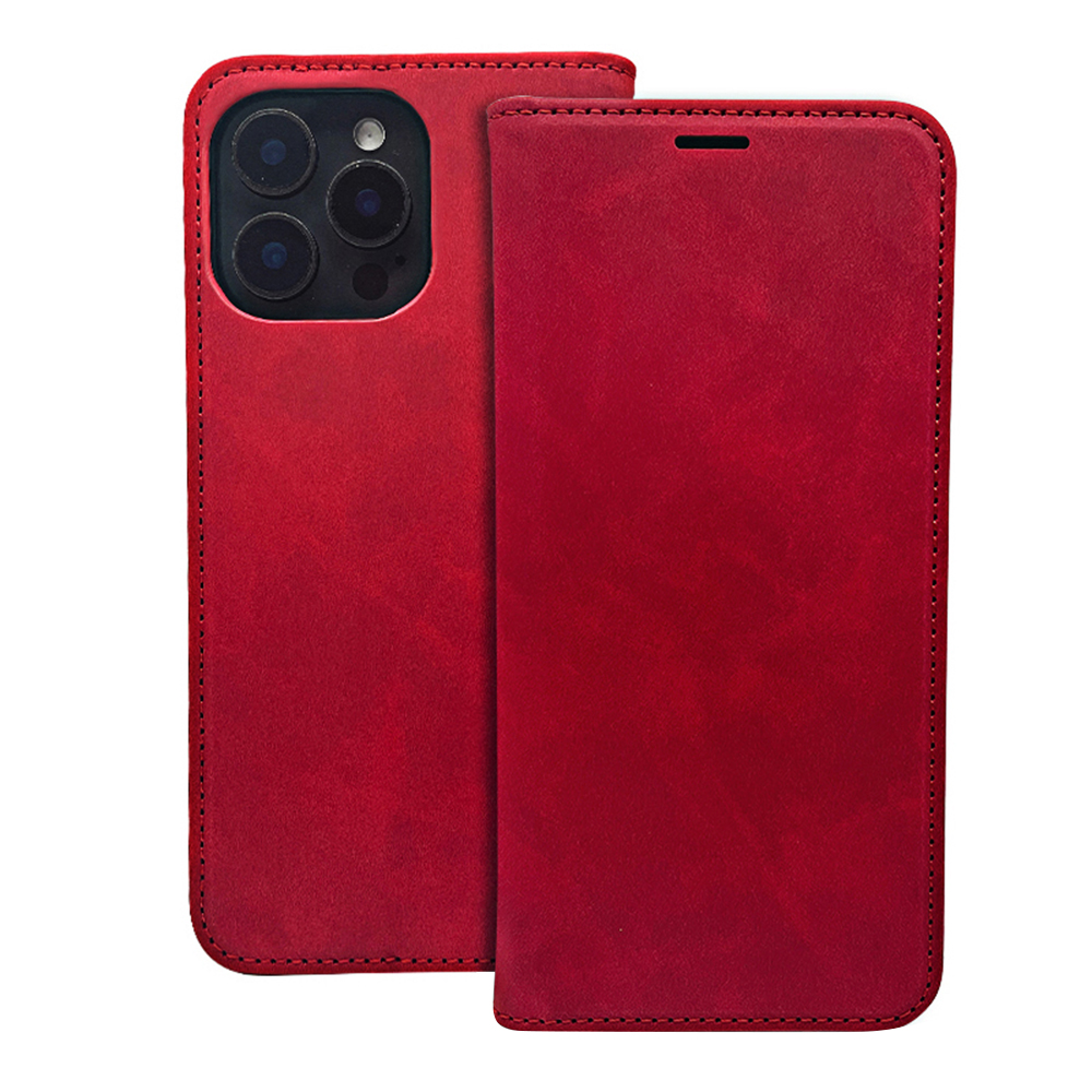 412007_oryg-4 Smart Suede case for Samsung Galaxy A56 5G red - Image 1