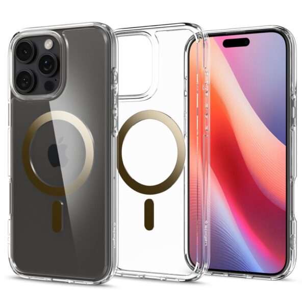 Spigen Ultra Hybrid Mag Magsafe case for iPhone 16 Pro 6,3 gold