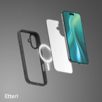 Etteri Matt Mag case for iPhone 16 6,1 black - Image 10
