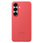 Galaxy S25 Silicone case red