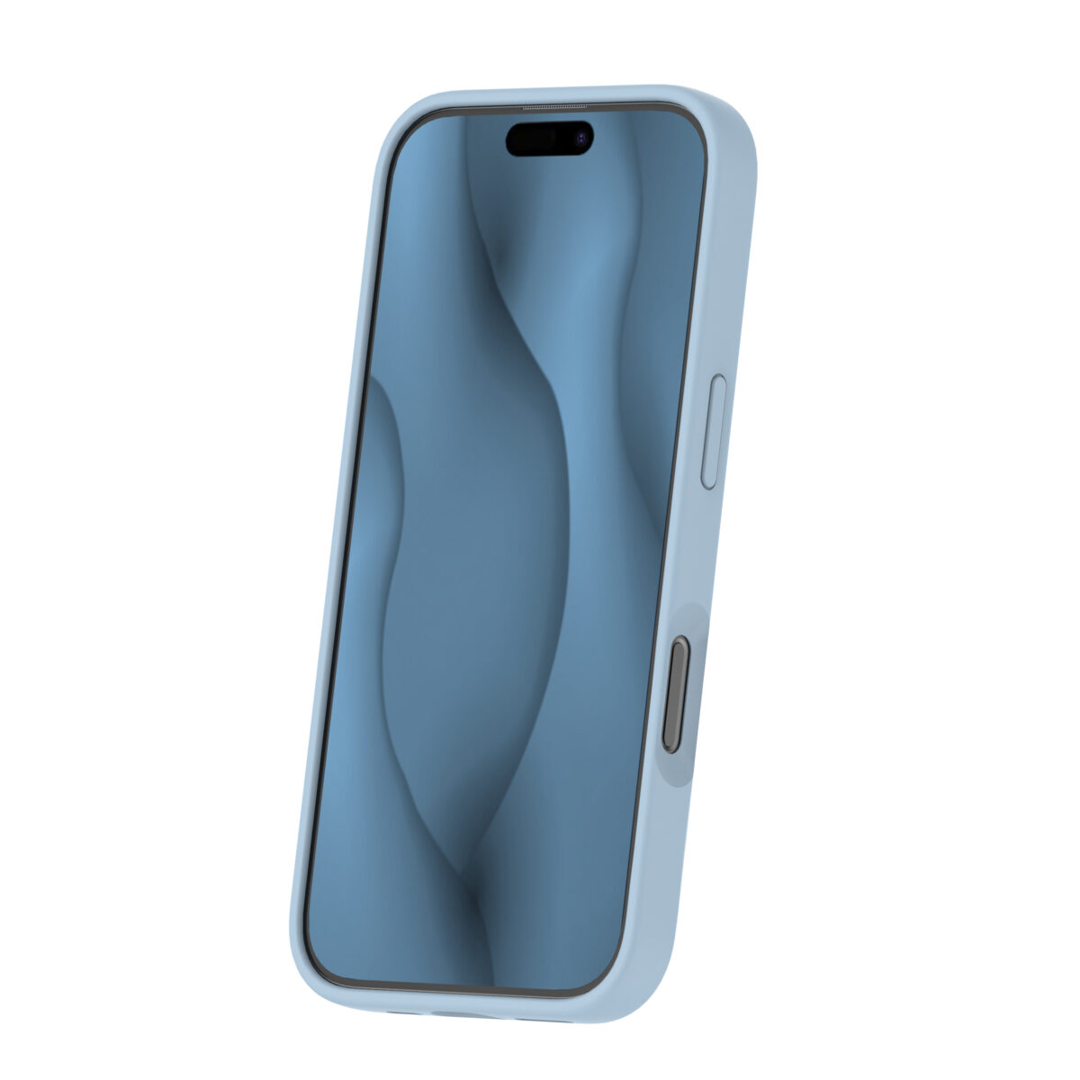 Silicone Thin Mag case for iPhone 16 Pro 6,3 light blue - Image 4